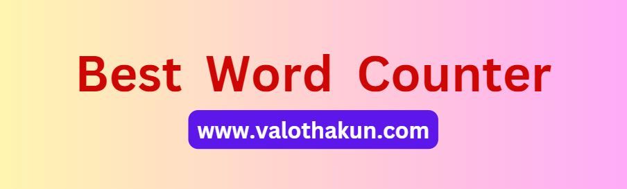 Best Word Counter Online