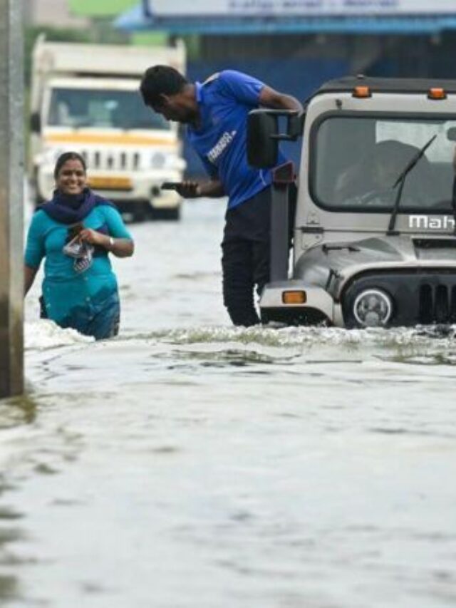 Cyclone Michaung, nine killed in floods. দক্ষিণ ভারতে ঘূর্ণিঝড় মিগজাউমের তাণ্ডব।