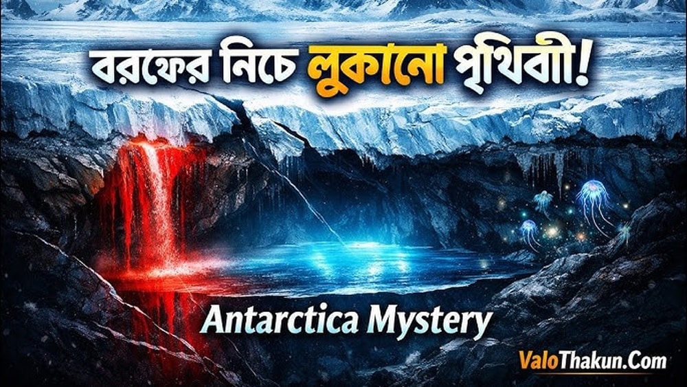 অ্যান্টার্কটিকার বরফের নিচে লুকানো গোপন পৃথিবী